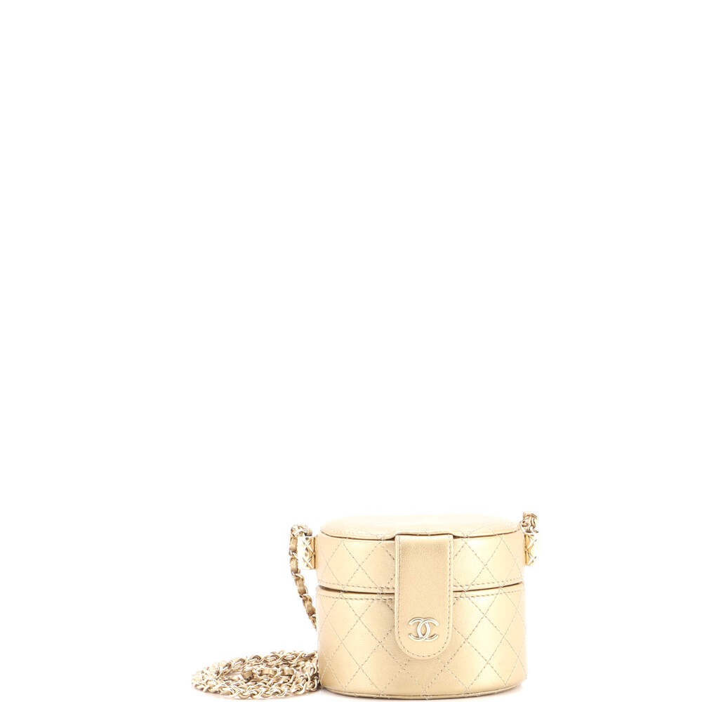 Chanel Mini CC Allure Vanity Case with Chain Quilted Lambskin